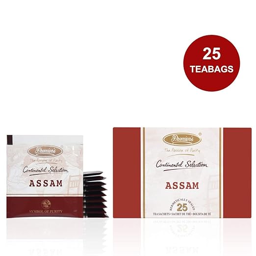 Premiers Assam Tea, Premium Black Tea, Pure and Authentic Single Origin Tea,25 Tea Bags, 50 GMS, No additives, Full-Bodied, Robust and Malty Tea… (FROM INDIA SAB) - View 2 of 6