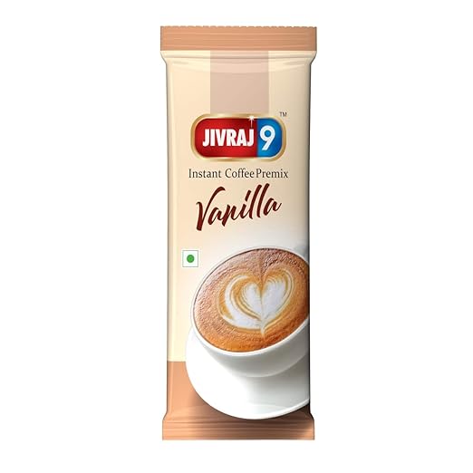 Jivraj 9 Instant Coffee Premix Vanilla Pack of 1 (10 Sachets) (FROM INDIA SAB) - View 6 of 6