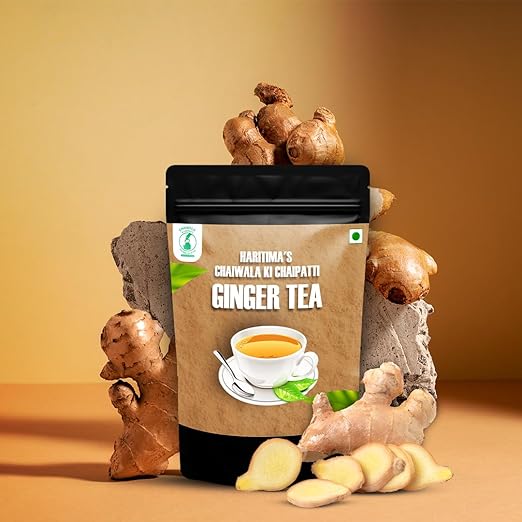 Haritima Chaiwala Ki Chaipatti Adrak Flavoured Tea Powder- Assam Tea in Soothing Ginger Flavor Infused with Spicy Notes | Rich in Taste &amp; Goodness of aromatic Adrak chai | Premium Assam Black Tea | 500g (FROM INDIA SAB) - View 3 of 7