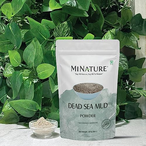 mi nature Dead Sea Mud Powder for Face, Body &amp; Hair | Dead Sea Mud Revitalizing, Exfoliating Powder | All Natural | Healthy Skin Care| 227g (0.5lb)/8 oz… - View 3 of 3