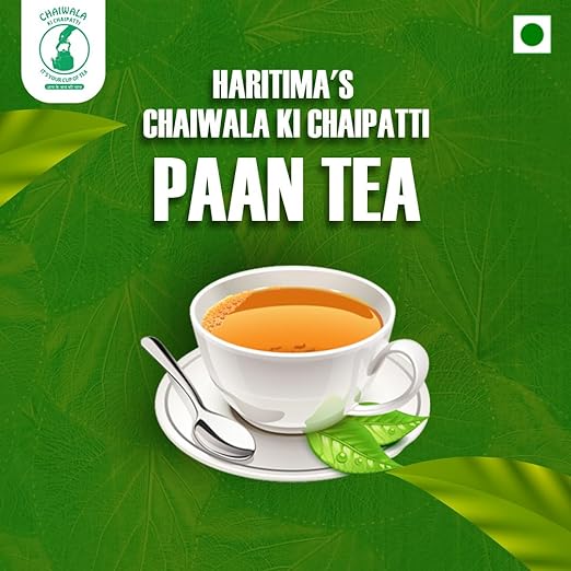 chaiwala ki chaipatti Haritima Paan Tea | Betel Leaf Flavoured Tea Powder | Premium Assam Tea | Kadak Paan Chai | Immunity Booster | Gut Health | Good For Digestion | Black Tea | 250g (FROM INDIA SAB) - View 3 of 6