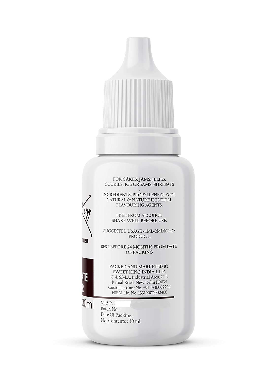 BAKE KING Dark Chocolate Flavour Essence 30ml | Baking Essential Ideal for Cakes, Jams, Cookies, Ice Creams, Chocolate - View 2 of 2