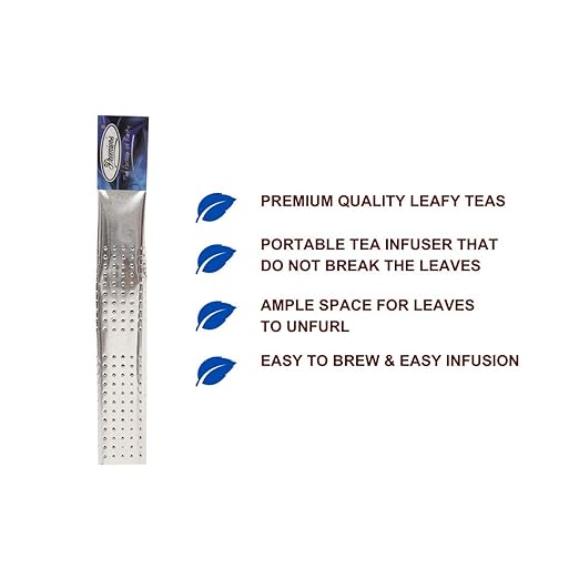 Premiers Nilgiri Tea, Premium Black Tea, Single Origin Tea, Leaf Tea in Magic Tea Wands, 12 Wands, 30 Gms, Light-Bodied with Floral Flavours, Make Iced or Hot Tea, Tea Stick Infuser in a White Box (FROM INDIA SAB) - View 4 of 7