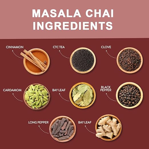 OT India Masala Chai Tin &amp; Elaichi Chai Tin - Premium Mix of 7 Spices Tea &amp; Cardamom Tea (Pack of 2 x 170g) (FROM INDIA SAB) - View 6 of 7
