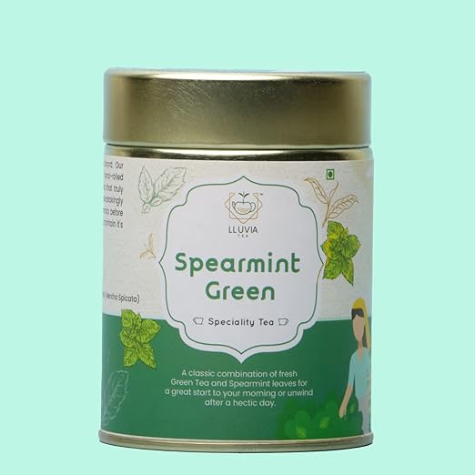 LLUVIA TEA Spearmint Green Tea For PCOD/PCOS & Refreshment(50 Gm) (FROM INDIA SAB) - Related product