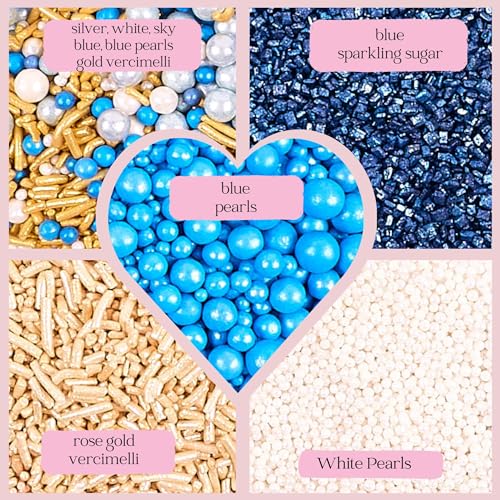 Confect Fusion Mashup Sprinkles FM Multipack 14 100 gms for Cake Cupcake Décor (FROM INDIA SAB) - View 3 of 7