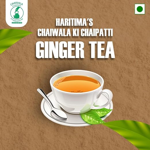 chaiwala ki chaipatti HaritimaAdrak Tea|Premium Assam Tea Powder|Refreshing&amp;Soothing Ginger Flavor Tea|Rich In Taste&amp;Goodness Of Aromatic Ginger/Adrak Chai|Black Tea|250G (FROM INDIA SAB) - View 4 of 7