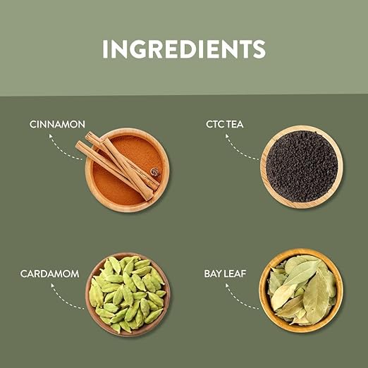 OT India Elaichi Chai - Cardamom Tea | Natural, Healthy, Aromatic Flavour Cardamom Tea Pouch (2 x 250 g) (FROM INDIA SAB) - View 4 of 5