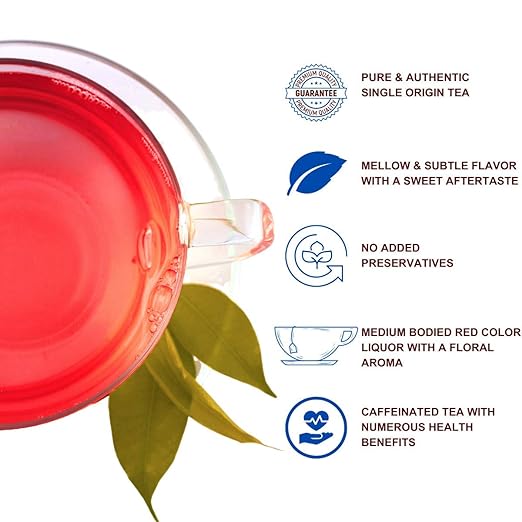 Premiers Nilgiri Tea, Premium Black Tea, Pure and Authentic Single Origin Tea, Loose Leaf Tea, 125 Gms, 62 Cups, Light-Bodied with Floral Flavours, Make Iced or Hot Tea, Elegant Square Metal Caddy (FROM INDIA SAB) - View 3 of 5