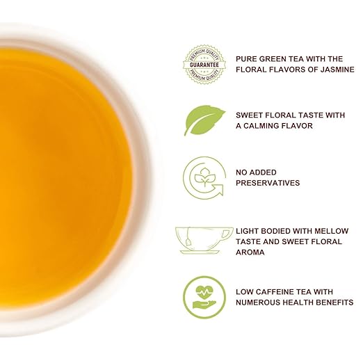 Premiers Jasmine Flavoured Tea, Green Tea with Jasmine, Herb Tea in Magic Tea Wands, 12 Wands, 30 Gms, Make Iced or hot tea, Relaxing Cup of Jasmine Green Tea, Tea Stick Infuser in a White Box (FROM INDIA SAB) - View 2 of 6