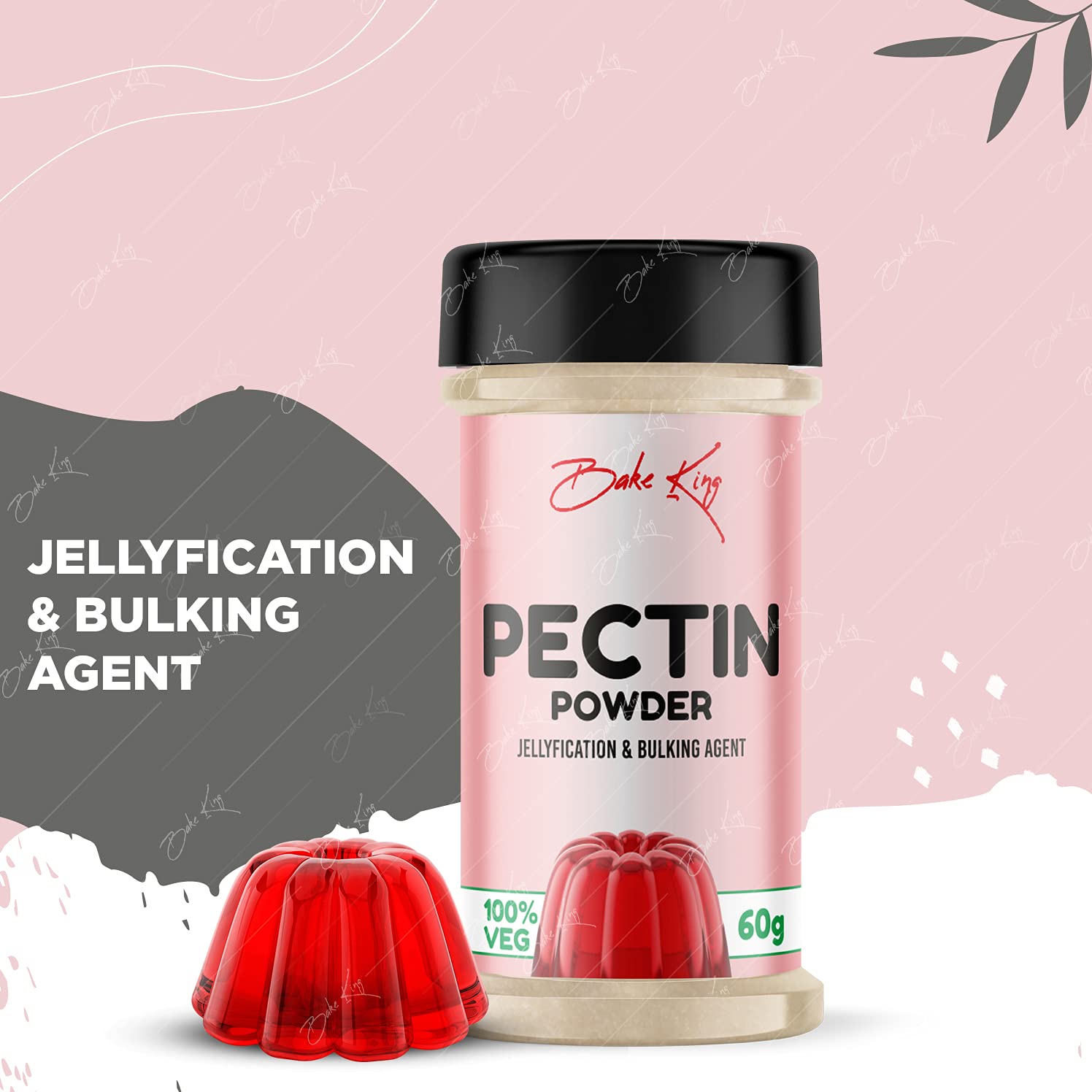 BAKE KING Pectin Powder 60gm, Powder Ideal for Gelling Agent, Jams, Marmalades, Chutneys and Fruit Jellies - View 2 of 3