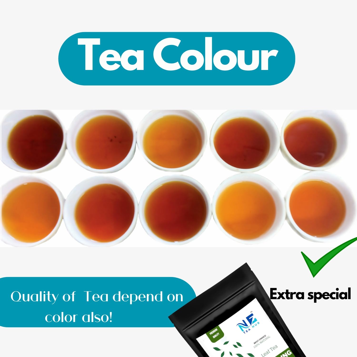 NEteaHUB Darjeeling black tea loose leaves|250g 50 cups | 100% Pure &amp; Original Darjeeling Long Leave Tea | Second Flush Tea Loose Tea| Authentic Darjeeling Tea (250) (FROM INDIA SAB) - View 3 of 6