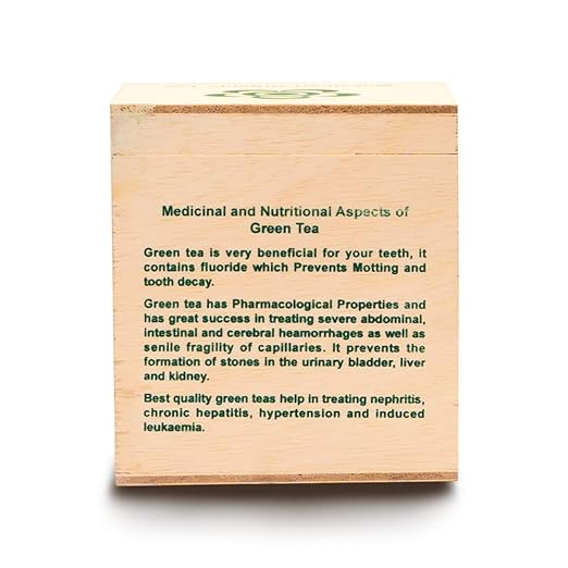 Makaibari Darjeeling Tea: Green Elixir Chestlet | USDA Certified Premium Green Tea | Anti-Oxidants, Immunity Booster | Green Tea | 250g (FROM INDIA SAB) - View 5 of 5