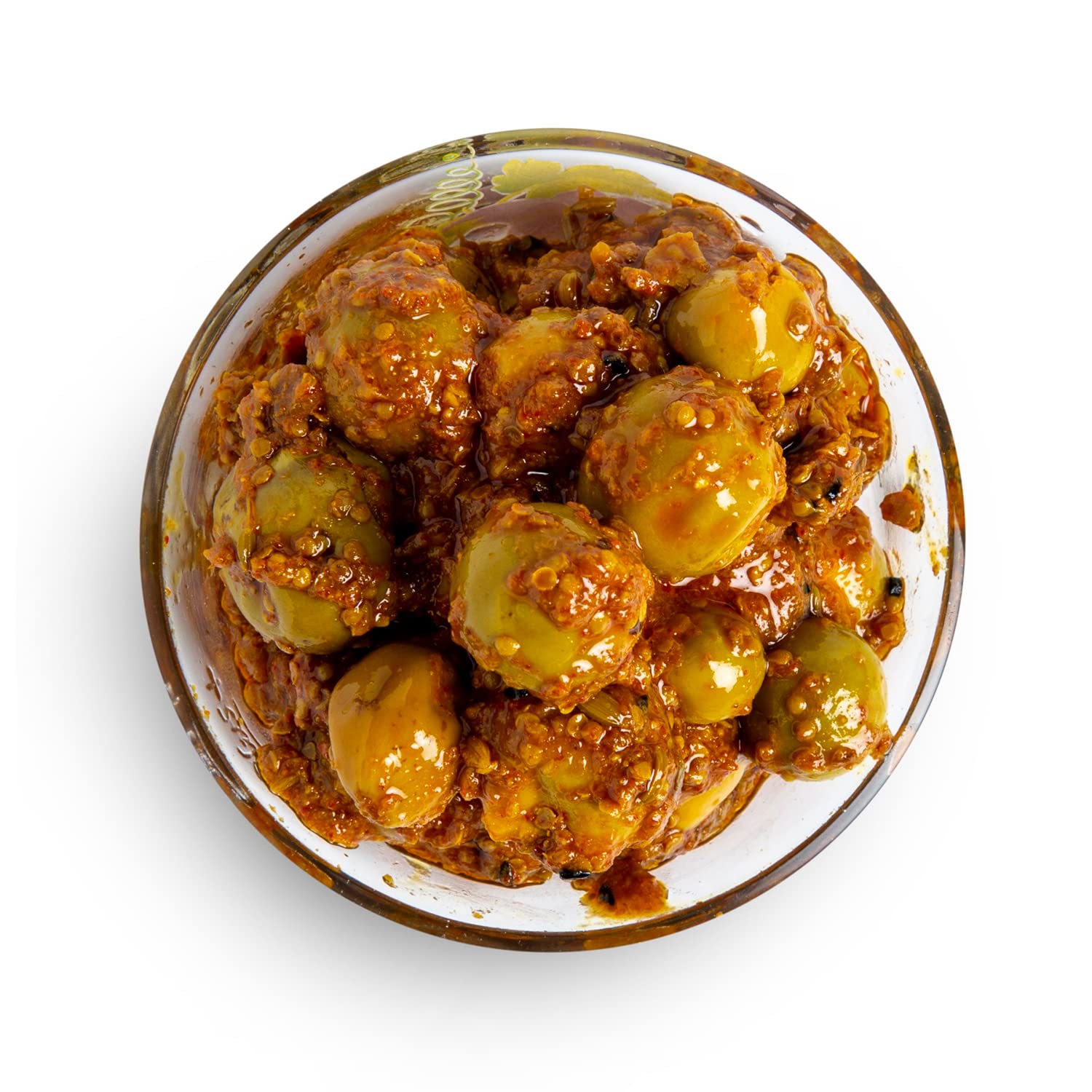 Delight Foods Rajasthani Marwari Pickles &amp; Chutney - Gunda (Lesua) Achar 300g | Pure Mustard Oil (Sarson Ka Tel) - Achaar | Chatni | FROM INDIA (SAM) - View 3 of 4