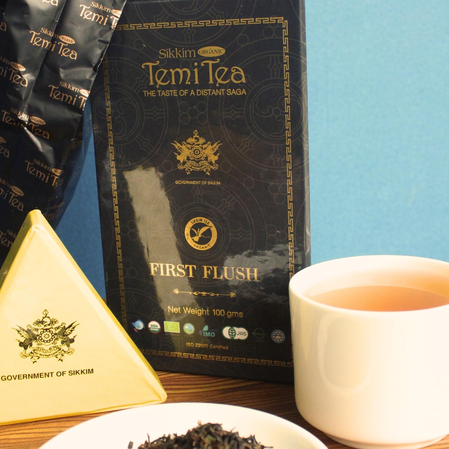 TEMI TEA SIKKIM ORGANIC TEMI TEA | FIRST FLUSH TEA| 100GM| AUTHENTIC FIRST FLUSH LOOSE LEAVE|USDA,IMO,NIOP, ONECERT CERITIFIED| OWNED BY GOVT OF SIKKIM (FROM INDIA SAB) - View 4 of 5