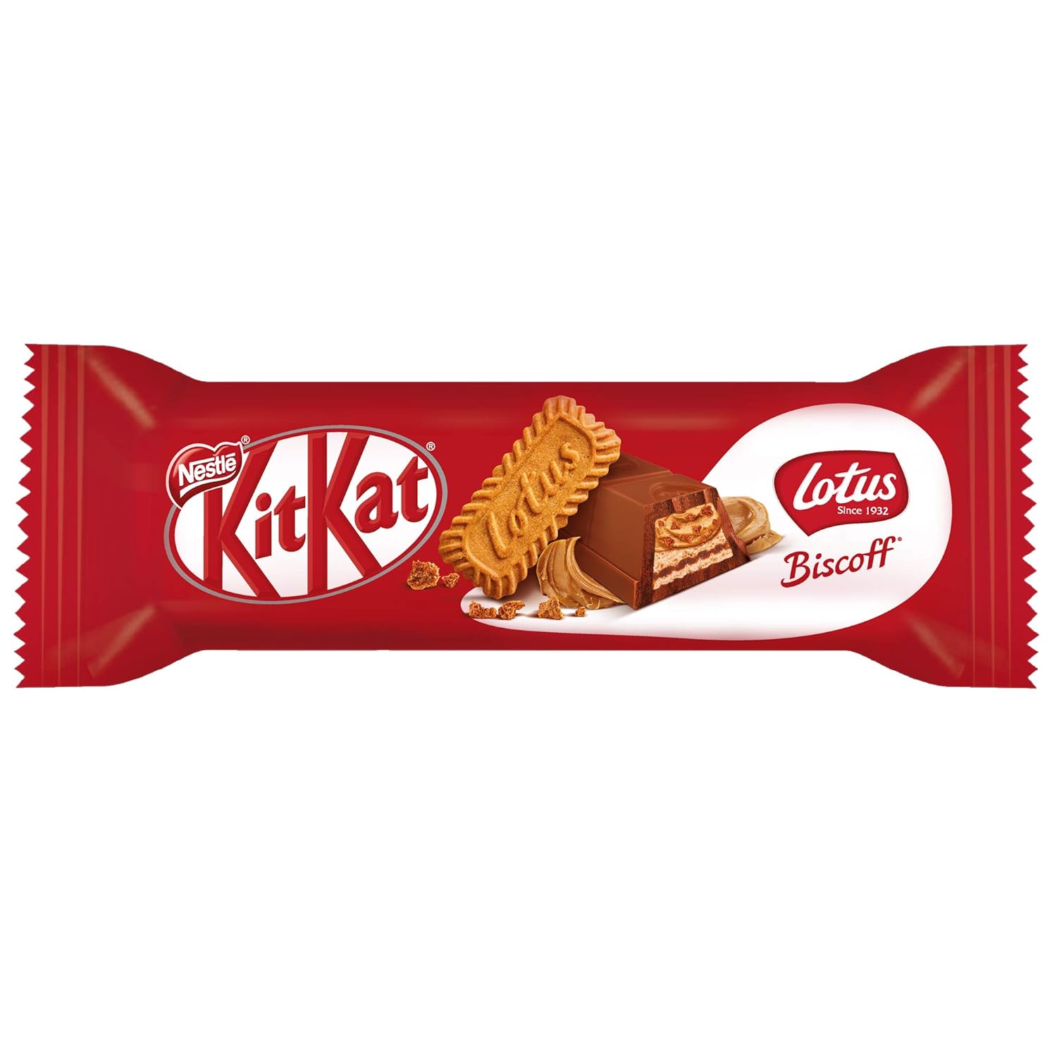 Kitkat Nestle milk Mini Moments with Lotus Biscoff, 122.5 gFROM INDIA(SAM) - View 2 of 3