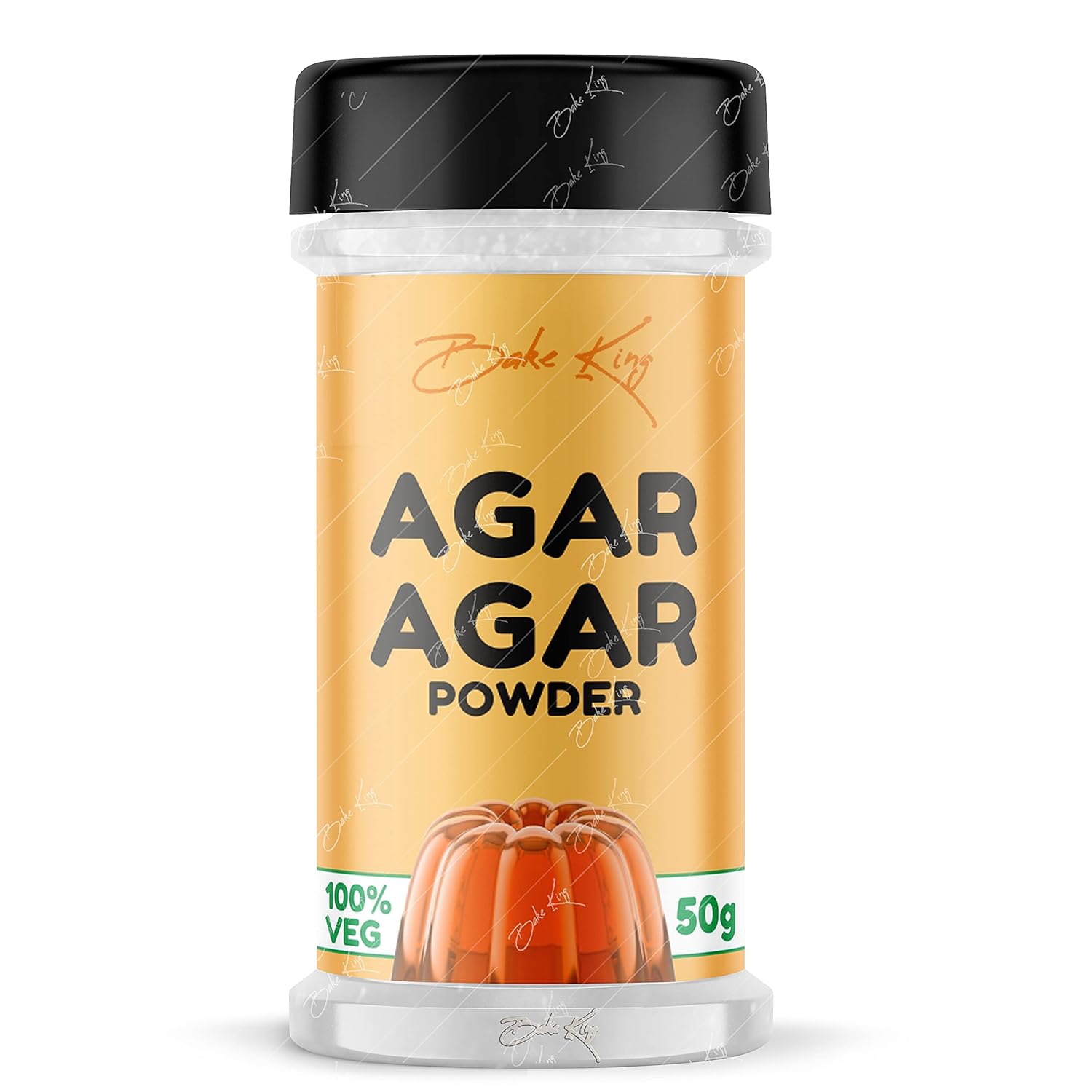 BAKE KING Agar Agar Jelly Powder 50gm, Vegetarian Gelatin Alternative, Plant Based Product, Perfect for Desserts & Jelly - Related product