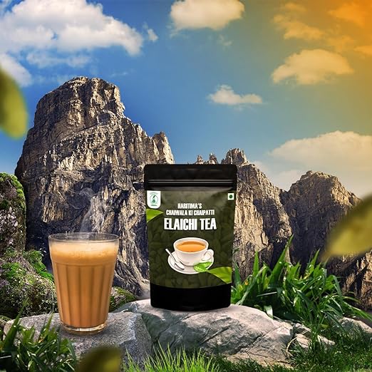 Haritima Chaiwala Ki Chaipatti Elaichi Flavoured Tea Powder | Premium Assam Tea | Refreshing flavor &amp; Aroma Of Real Elachi | Chai Lovers | Goodness Of Cardamom | Black Tea | 250g (FROM INDIA SAB) - View 5 of 6