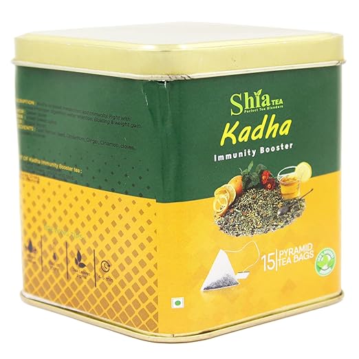 Shia Tea Immunity Booster Kadha Tea | Herbal Tea for Immunity | Kadha with Tulsi, Amla, Turmeric, Ginger, Black Pepper, Fennel, Cumin and Cloves that Lowers Cholestrol (FROM INDIA) SAB - View 5 of 6