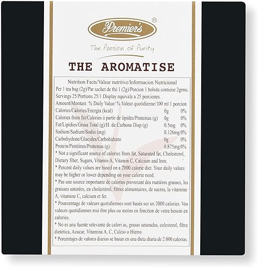 Premiers Lemon Flavoured Tea, Pack of 2, (50g x 2), 100g, 50 Teabags, Citrus Fruit Tea, No additives, Make Iced or hot Tea, Citrusy Notes of Lemon in Black Tea… (FROM INDIA SAB) - View 4 of 6