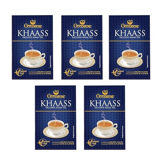 GOODRICKE Khaass Assam Tea - 250 gm, (Pack Of 5) | 100% Natural &amp; Organic Loose Leaves | Richer Taste &amp; Flavour | Iresistible Aroma | Sweet Lasting Aftertaste (FROM INDIA SAB) - View 2 of 5