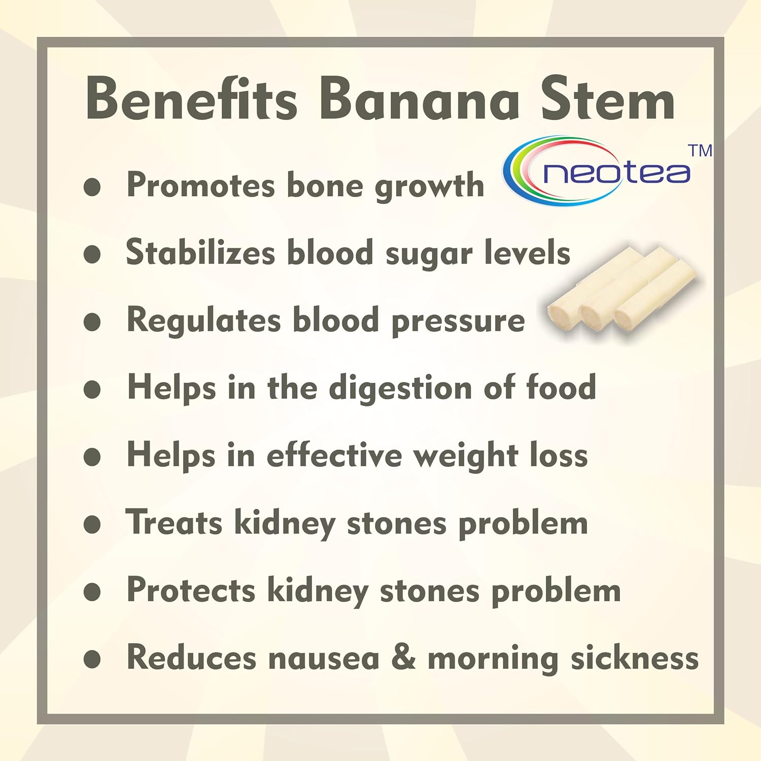 Neotea Banana Stem Powder Musa Acuminata 300G - View 2 of 3