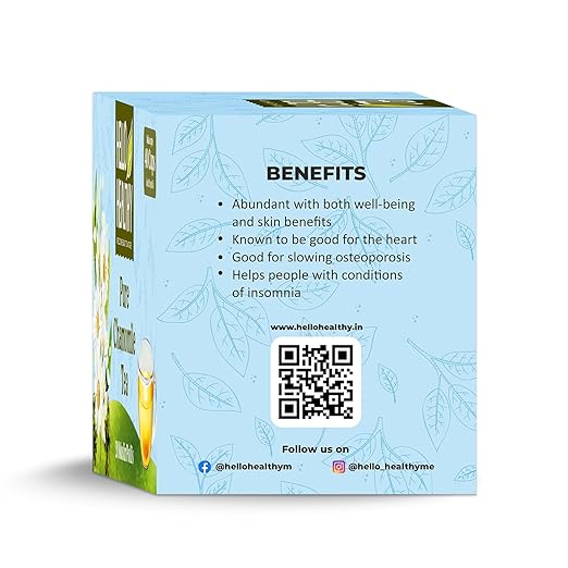 Hello Healthy Pack of 2 Chamomile Green Tea | 40 Teabags | Herbal Infusion Tea | Subtle and Flowery | Light and Gentle Taste | Good Sleep | Stress Relief (FROM INDIA SAB) - View 4 of 4