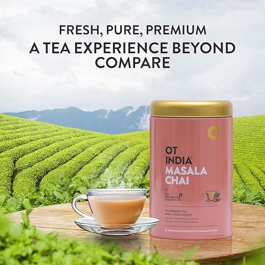 OT India Masala Chai Tin - Premium Mix of 7 Spices | Masala Spices Tea - Strong, Natural &amp; Aromatic Flavour Tea (170 gm x Pack of 2) (FROM INDIA SAB) - View 5 of 5