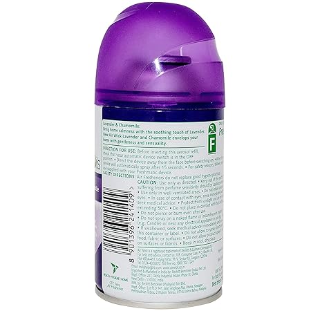 Airwick Freshmatic Refill Spray- Lavender &amp; Chamomile - 250 Ml (FROM INDIA SAB) - View 6 of 6