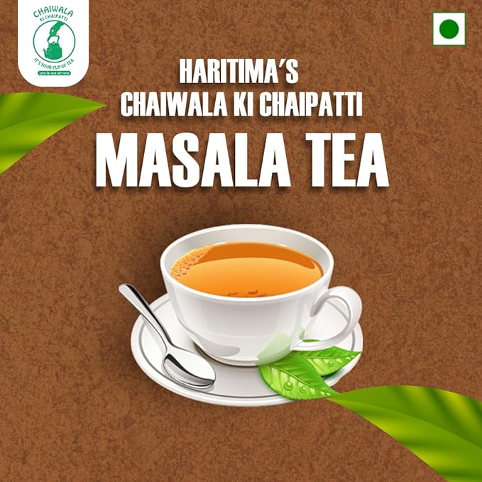 Haritima Chaiwala Ki Chaipatti Masala Flavoured Tea - Assam Tea Infused with Rich &amp; Aromatic Blends | Rich in Taste | Goodness of aromatic Indian spices | Masala Chai, Premium Assam Black Tea | 500g (FROM INDIA SAB) - View 4 of 6