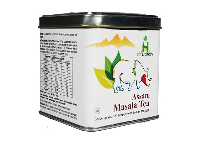 Hill Drops Darjeeling Muscatel Tea| Premium 100g Tin Can | Leaf TeaHill Drops Darjeeling Muscatel Tea| Premium 100g Tin Can | Leaf Tea (FROM INDIA SAB) - View 2 of 6