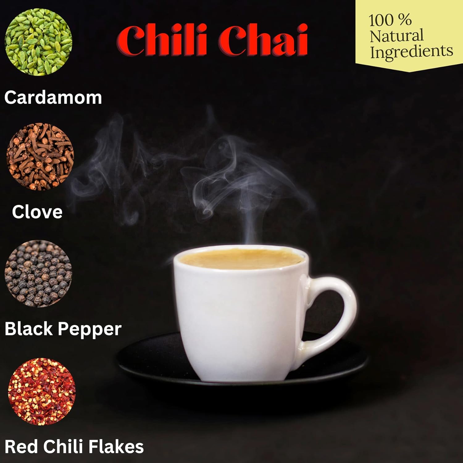 Herbal Tea (Chilli Chai, 100gm) (FROM INDIA SAB) - View 2 of 4