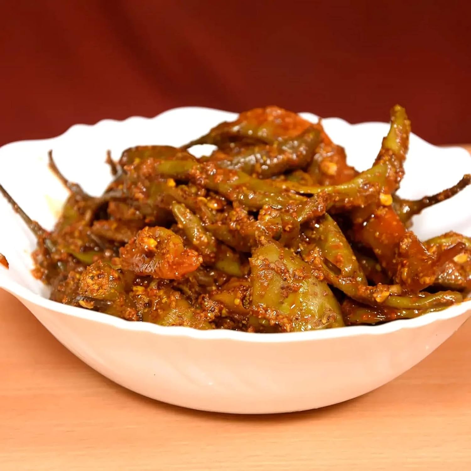 Growing Villagers Nimbu Aur Mirchi Ka Achar Homemade Chilli - Lemon Mix Pickle | Traditional Village Nimbu Mirchi Achar Made In Mawadi Desi Style | Jar Of 1 Kg FROM INDIA (SAM) - View 3 of 3