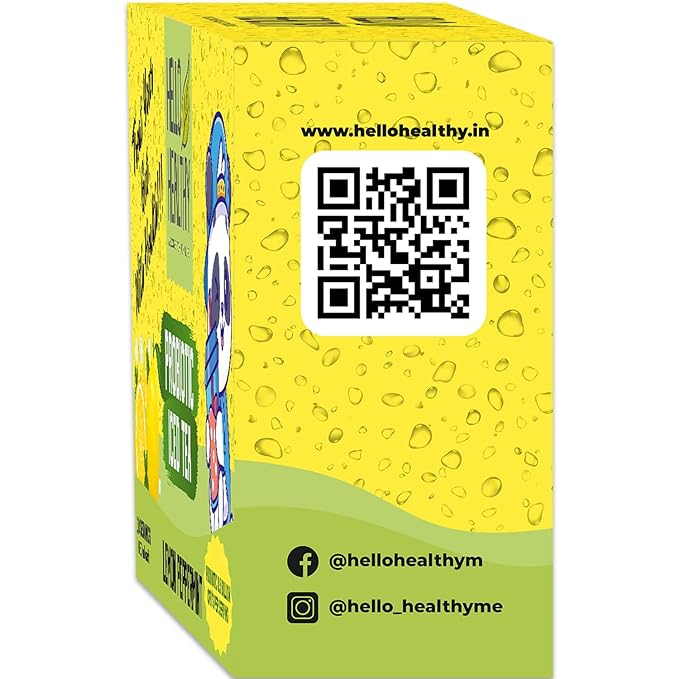Hello Healthy Lemon Peppermint Flavour Iced Tea Pack Of 10 Sachet (180 ML Each) | Summer Drink | Instant Ice Tea Powder | Ready to Drink | Refreshing Drink | No Artificial Ingredients (FROM INDIA SAB) - View 5 of 5