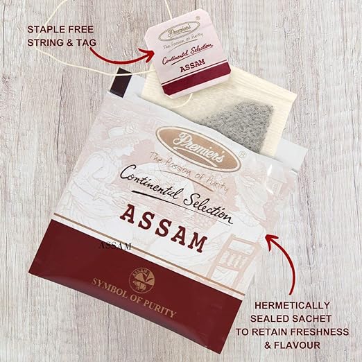 Premiers Assam Tea, Premium Black Tea, Pure and Authentic Single Origin Tea,25 Tea Bags, 50 GMS, No additives, Full-Bodied, Robust and Malty Tea… (FROM INDIA SAB) - View 4 of 6