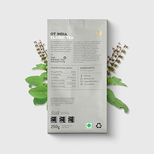 OT INDIA Classic Tea | Strong Chai - Refreshing &amp; Energising Tea Pouch (3 x 250 g) (FROM INDIA SAB) - View 3 of 6