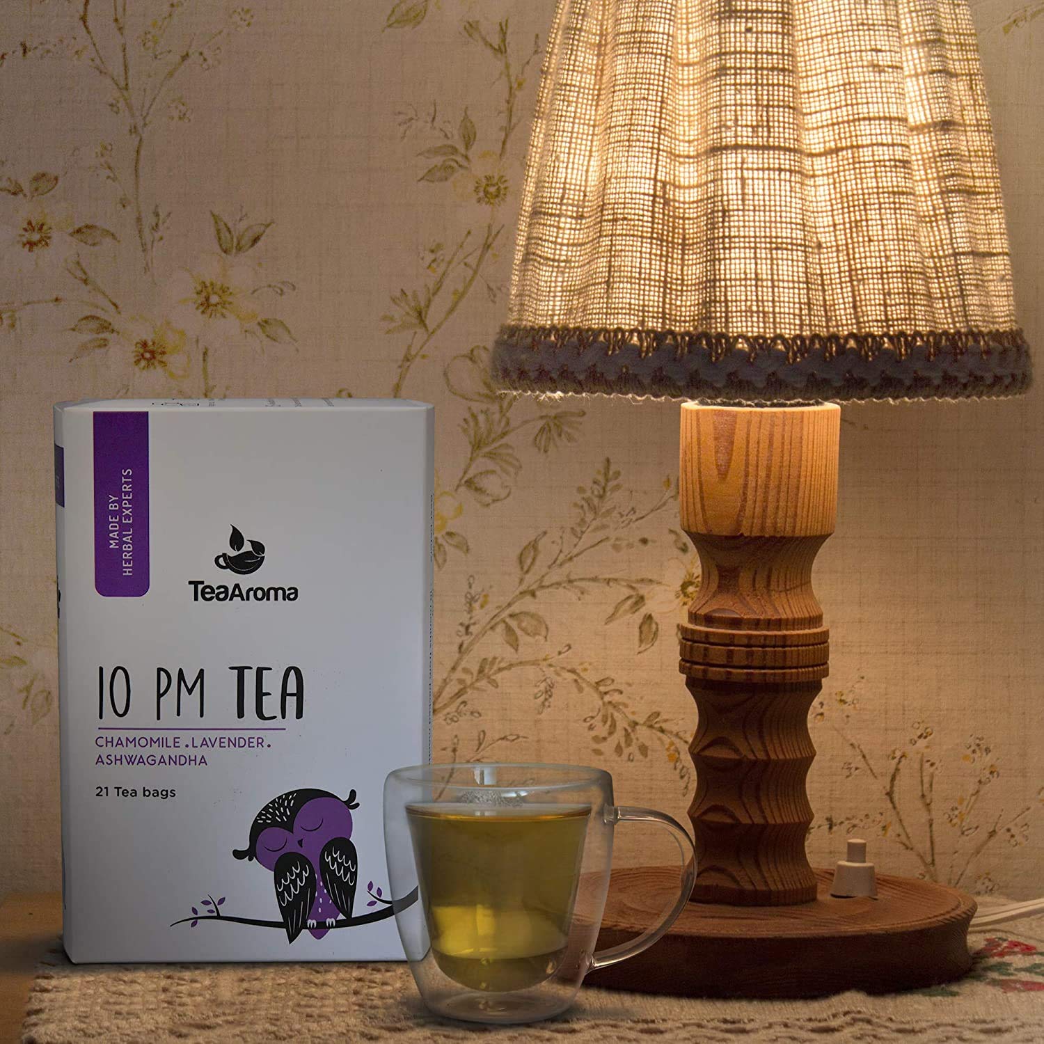 Tea Aroma - Making Tea a Healthy Habit ! 8 Am &amp; 10 Pm Tea Detox, 21 Tea Bags (Pack of 2) (FROM INDIA SAB) - View 3 of 5