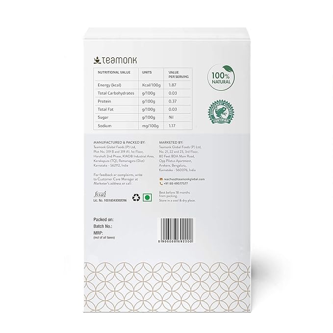 Teamonk Anicca High Mountain Chamomile Green Tea Leaves (50 Cups) - 100g. Sleep Tea helps Relax and Reduce Insomnia. (FROM INDIA SAB) - View 6 of 6
