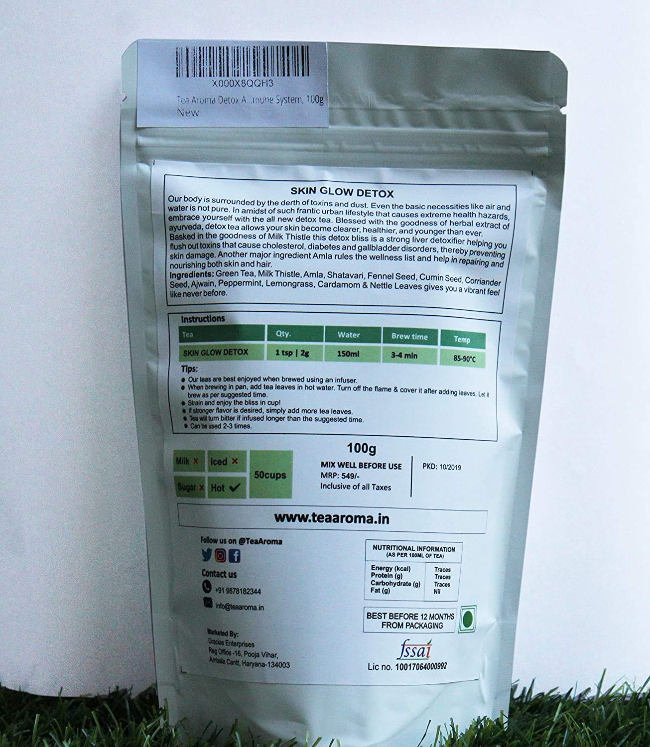 Tea Aroma - Detox Ayurveda &amp; Immunity Booster Combo, 100 Gm Each(Pack of 2)(FROM INDIA SAB) - View 6 of 7