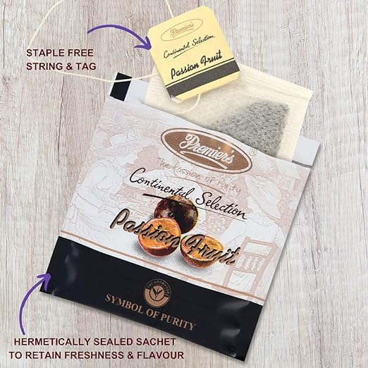 Premiers Passion Fruit Flavoured Tea, Tropical Fruit Tea, 25 Tea Bags, 50 GMS, No additives, Make Iced or hot Tea, Fruity Taste of The Passion Fruit in Black Tea… (FROM INDIA SAB) - View 3 of 6