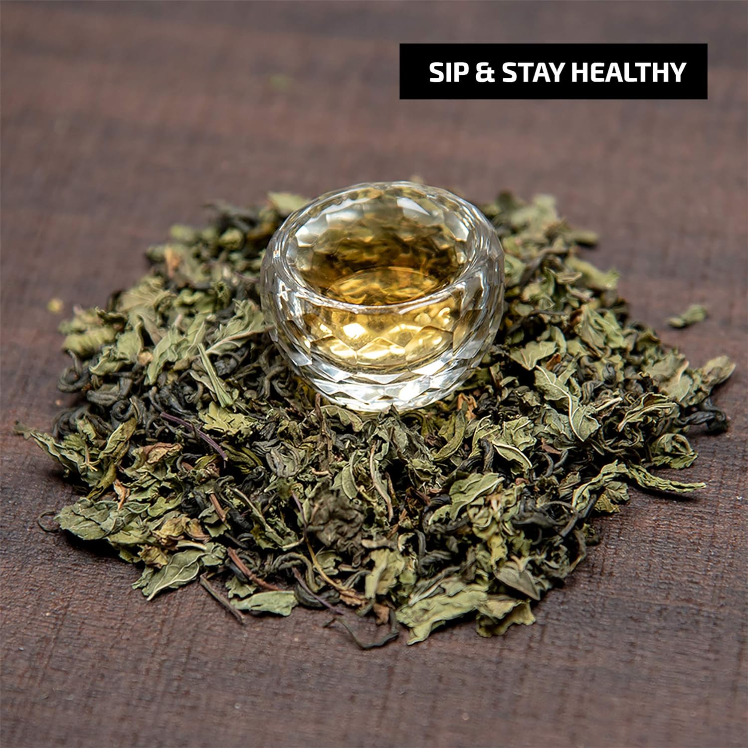 Udyan Tea Moroccan Mint Green Tea, 100g (40 Cups) | Pure, Refreshing Green Tea Blend with Spearmint Leaves - View 3 of 3