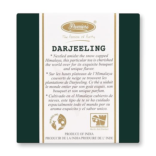 Premiers Darjeeling Tea, Premium Black Tea, Pure and Authentic Single Origin Tea, 25 Tea Bags, 50 GMS, No additives, Muscatel and Smokey Taste… (FROM INDIA SAB) - View 5 of 6