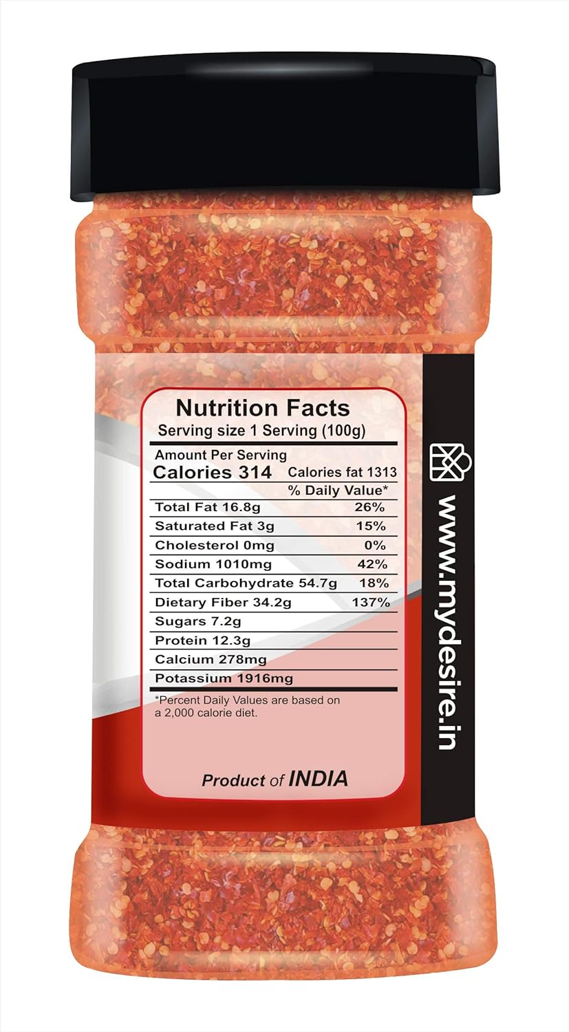 Desire Chili Flakes 50 Gram (Perfect for Pizza, Picnic,Maggie &amp; Tiffins) - View 2 of 3