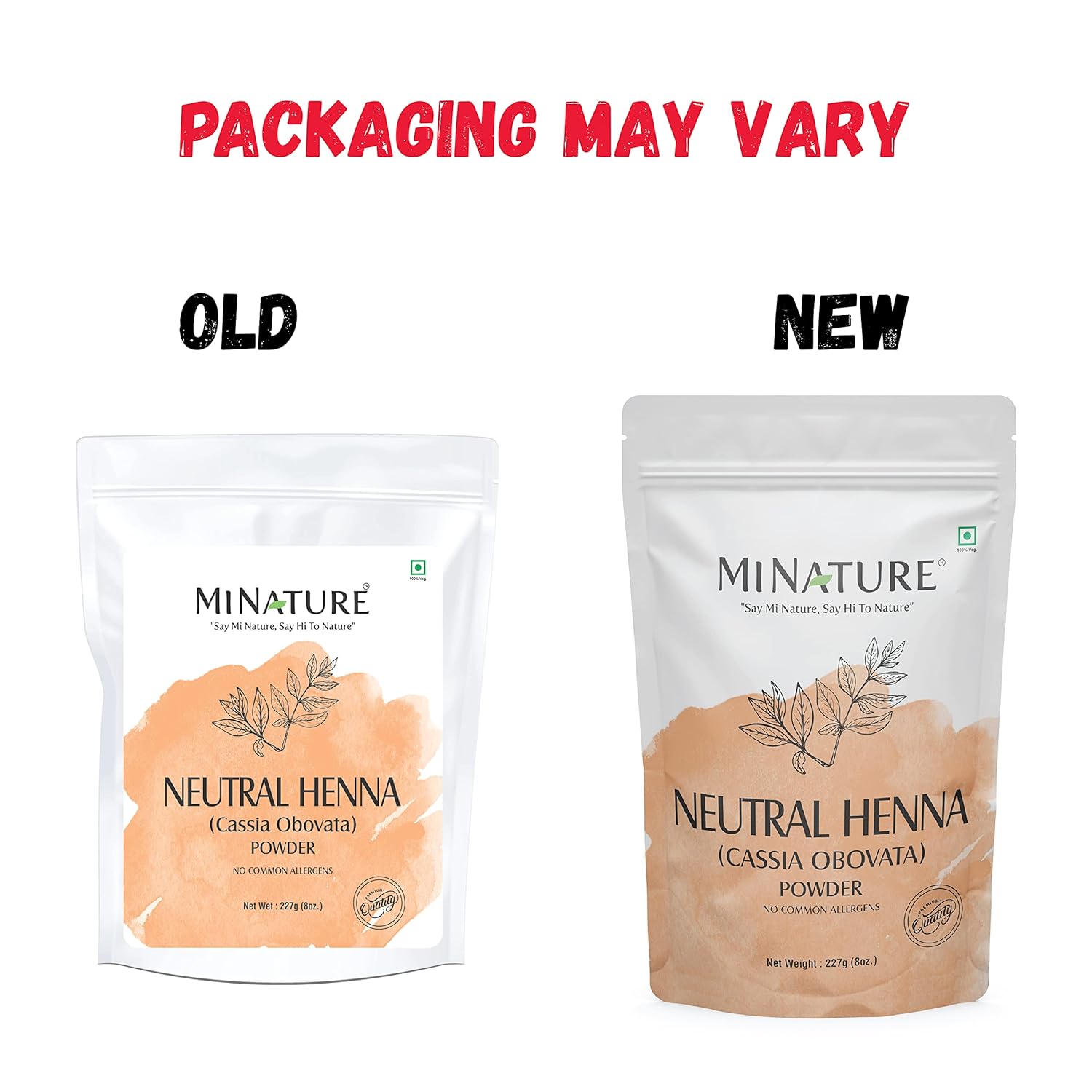 mi nature Neutral Henna Powder(Cassia Obovata) for Hair Conditioning|Adds no Colour to hair| 100% Pure Herbal Henna Powder Hair &amp; Scalp care mask|Unisex |227 gm(8 oz) - View 2 of 2