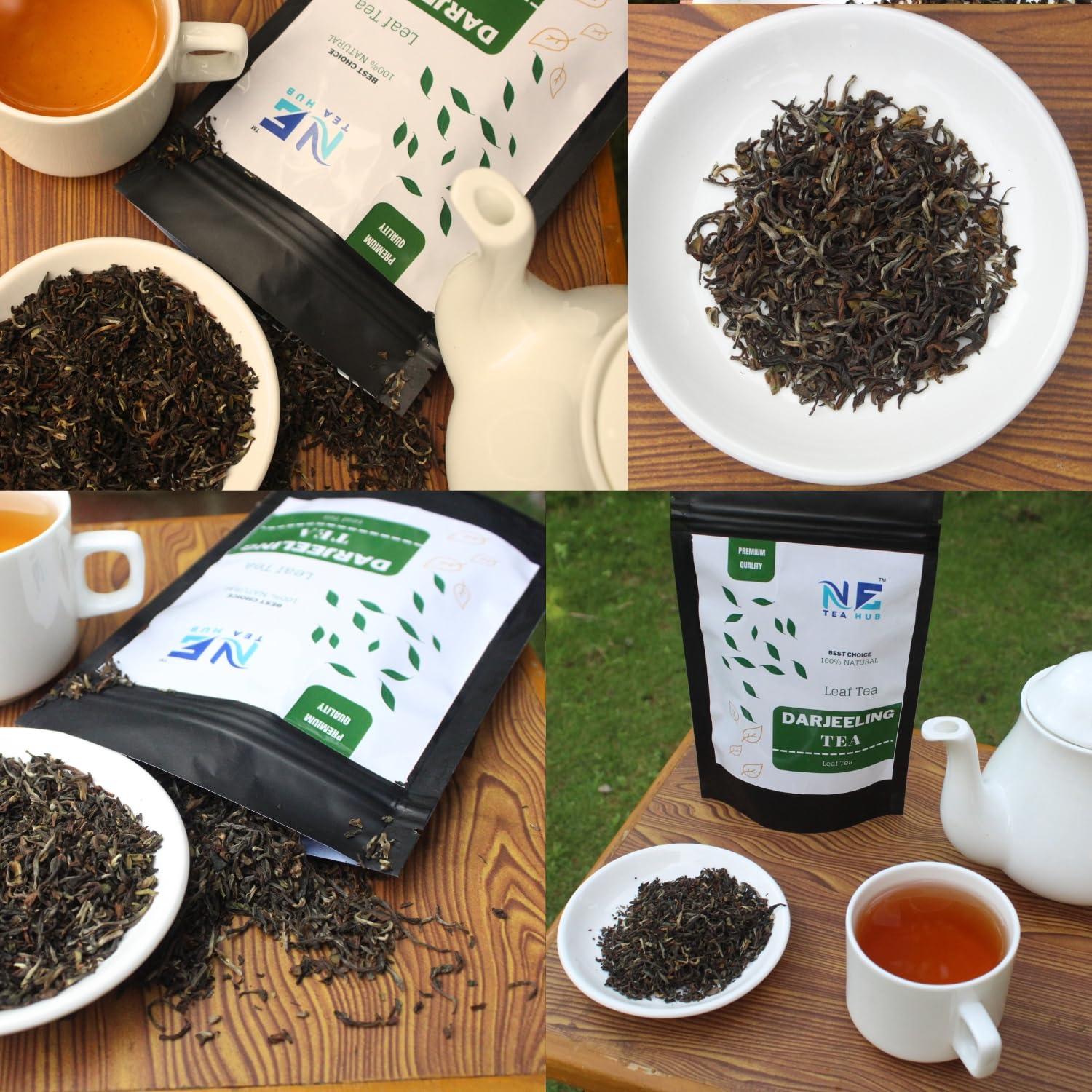 NEteaHUB Darjeeling black tea loose leaves|250g 50 cups | 100% Pure &amp; Original Darjeeling Long Leave Tea | Second Flush Tea Loose Tea| Authentic Darjeeling Tea (250) (FROM INDIA SAB) - View 4 of 6