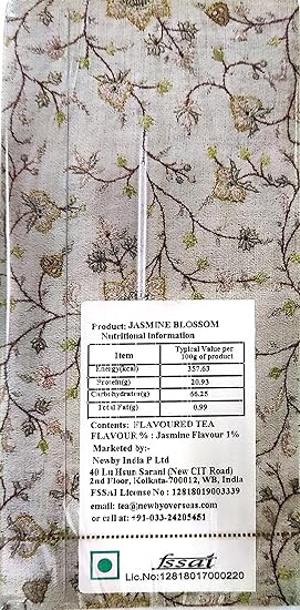 Newby Jasmine Blossom Green Tea, 25 Biodegradable Herbal Tea Bags with Green Tea Leaves and Natural Jasmine Flavor (FROM INDIA SAB) - View 3 of 5
