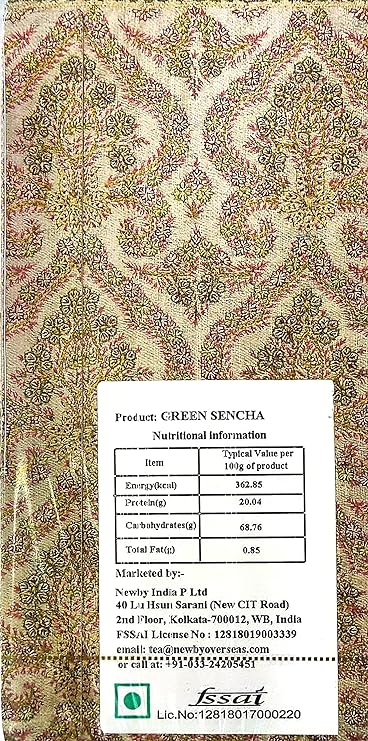 Newby Green Sencha | 25 Tea Bags | Energzing &amp; Antioxidants Rich | Fine Spring Plucked Premium Tea Leaves | 50 gms (FROM INDIA SAB) - View 3 of 5
