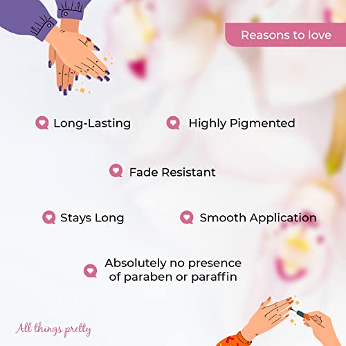 Lenphor Chrome Finish Nail Paint, Metallic Shine Nail Colour, Long Lasting, Fade Resistant, Quick Dry, Cool Shade (Molten Unicorn 12ml) - View 3 of 3