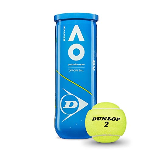 DUNLOP Rubber Tennis Balls, (Green)|4 Cans | 12 Balls (3 Balls/Can)  (FROM INDIA SAB) - View 2 of 3