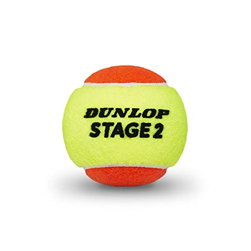 DUNLOP Tennisball Stage 2 Orange - 3 Ball  (FROM INDIA SAB) - View 2 of 3